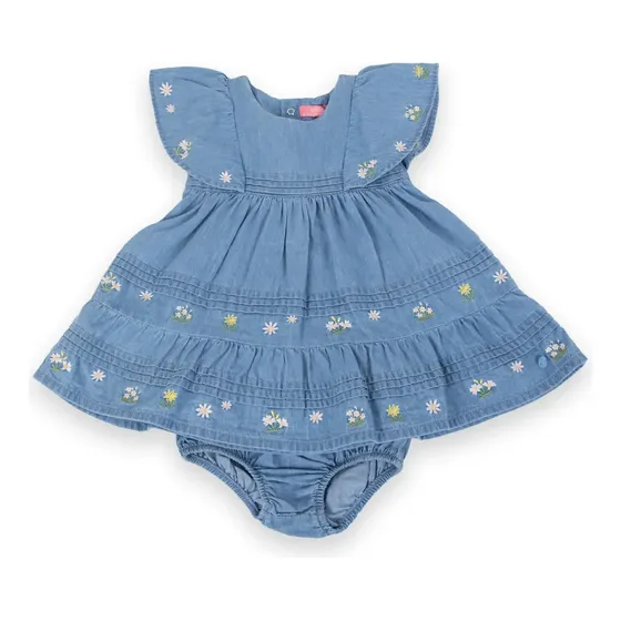 Vestido Niña Celeste Pillin (pva709-24cel)