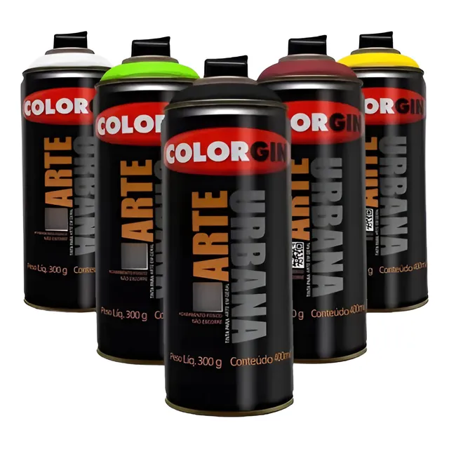 Spray Arte Urbana Colorgin  - Escolha A Sua Cor!
