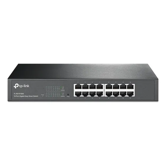 Switch de Mesa TP-Link TL-SG1016DE 16 Portas Gigabit 10/100/1000mbps Easy Smart