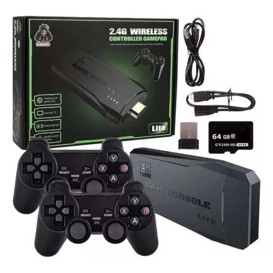 Mini Consola Reproductor Controles Inalambricos
