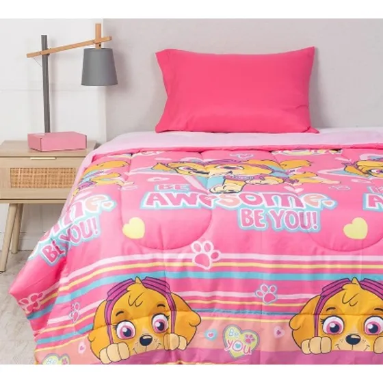 Plumón Infantil Reversible Disney Marvel Apto 1 Pl Y 1.5 Pl Color Paw Patrol Skye