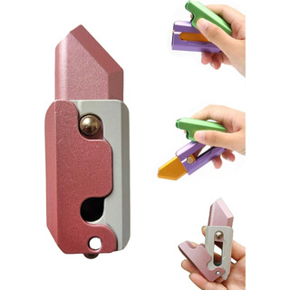 Cuchillo Juguete De Metal Fidget Antiestrés Zanahoria Navaja Cuchillo Juguete De Metal Fidget Antiestrés Zanahoria Navaja