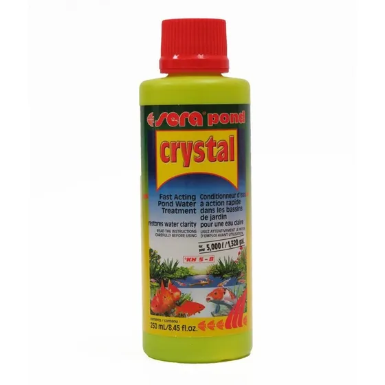 Sera Clarificador Estanque Crystal  250 Ml Trata 5.000 Lt