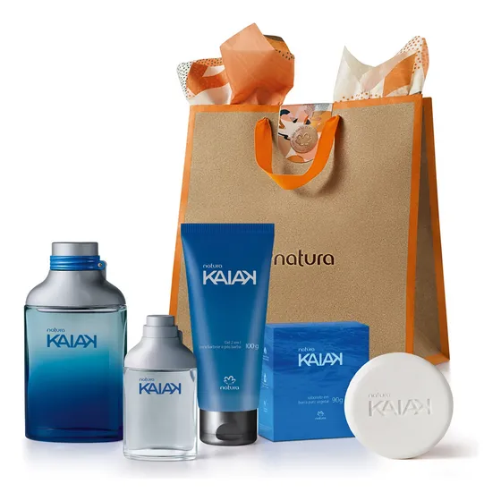 Presente Kaiak Masculino Com Miniatura (4 Itens)