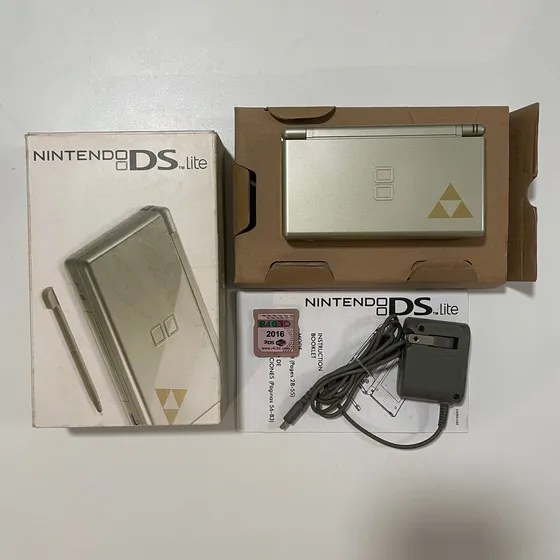 Console Nintendo Ds Lite Limited Edition Zelda Phantom Hourglass 100% Original Serial Batendo