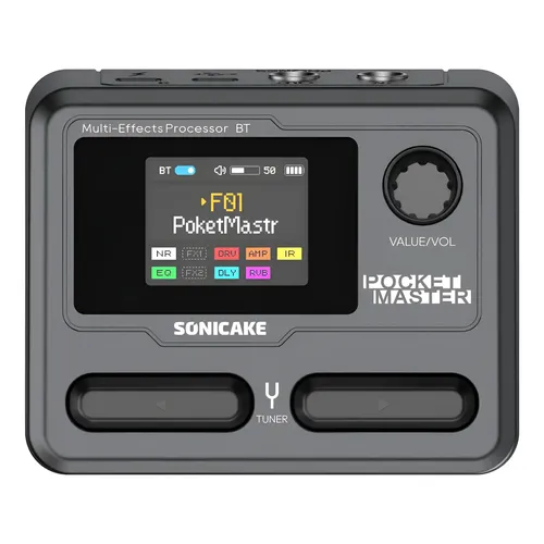 Processador Multiefeitos Sonicake Smart Box Nam/ir Para Guit