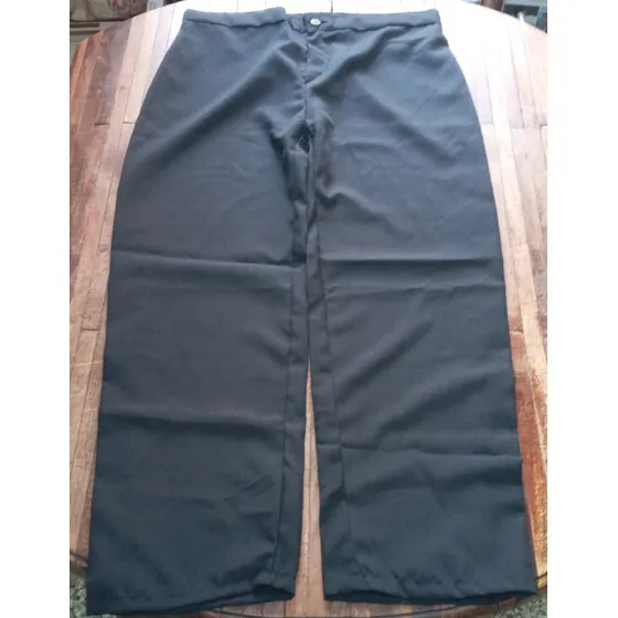 Pantalon Negro Ejecutivo Dama Grande Bota Ancha