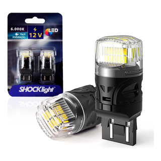 Par Ultra Led T20 2 Polos W21/5w Canbus 6000k Drl 1400lm 14w Par Ultra Led T20 2 Polos W21/5w Canbus 6000k Drl 1400lm 14w