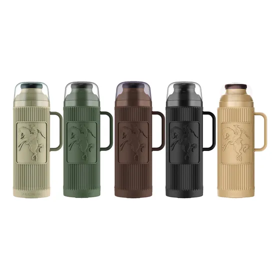Termo Termolar Chimarrita 1 Litro Pico Matero Tienda Pepino Mate Frio Calor Temperatura Caballo Gaucho