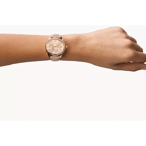 Reloj Fossil Para Dama De Piel Marron