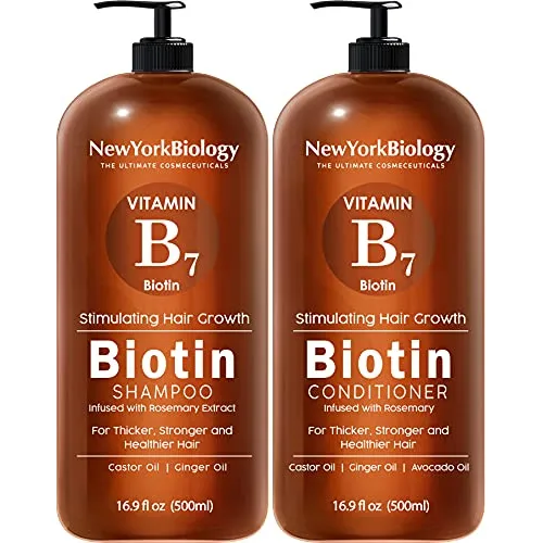 Nueva York Biología Biotin Shampoo Y Acondicionador Tylpc