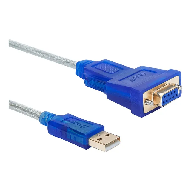 Dtech Cable Adaptador Usb A Serie Hembra De 3 Pies Db9 Rs232