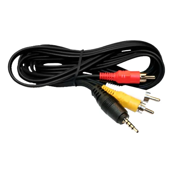 Cabo Audio Video P2 P3 3 Rca Para Celular Dvd  1,8m