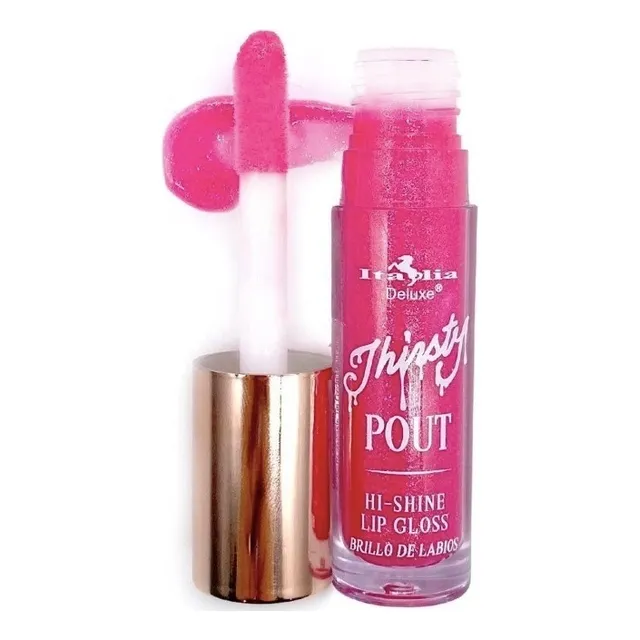 Gloss Thirsty Pout Italia Deluxe Acabado Brillante Color Blanco