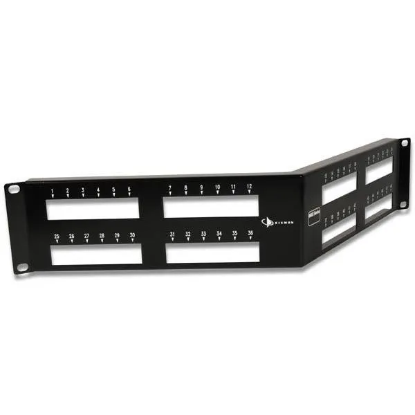 Panel De Parcheo Angulado Max Siemon De 48 Puertos 2u