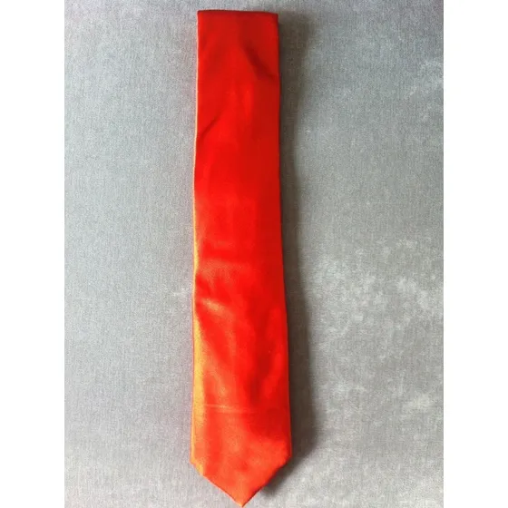 Corbata Naranja Satinada - Andrew's Ties