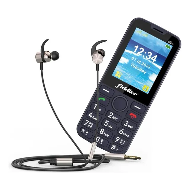 Combo Teléfono Senior + Audífonos Con Micrófono