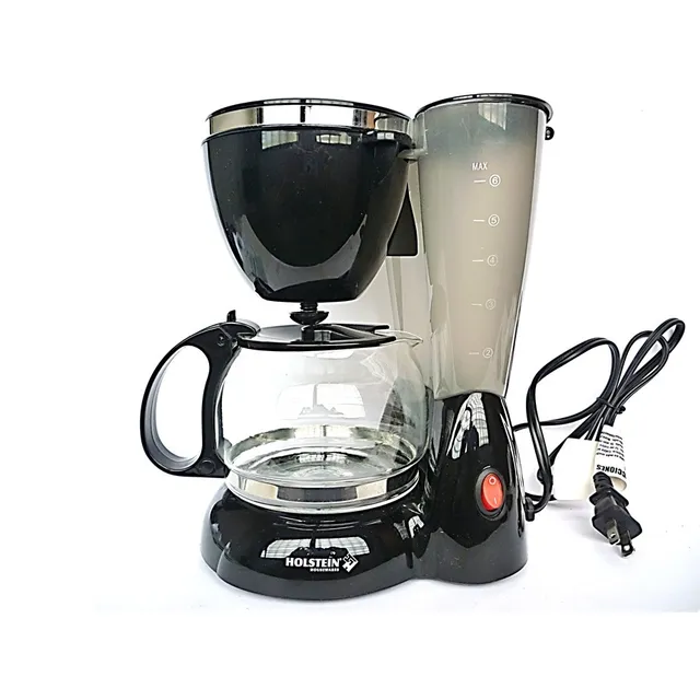 Cafetera Holstein Para 4 O 6 Tazas Incluye Filtro Lavable