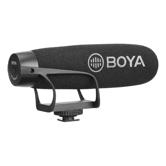 Micrófono Boya Shotgun Profesional Para Cámara O Teléfono