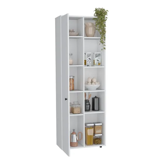Alacena Multiusos Hoyt 170x60x30 Rta Color Blanco