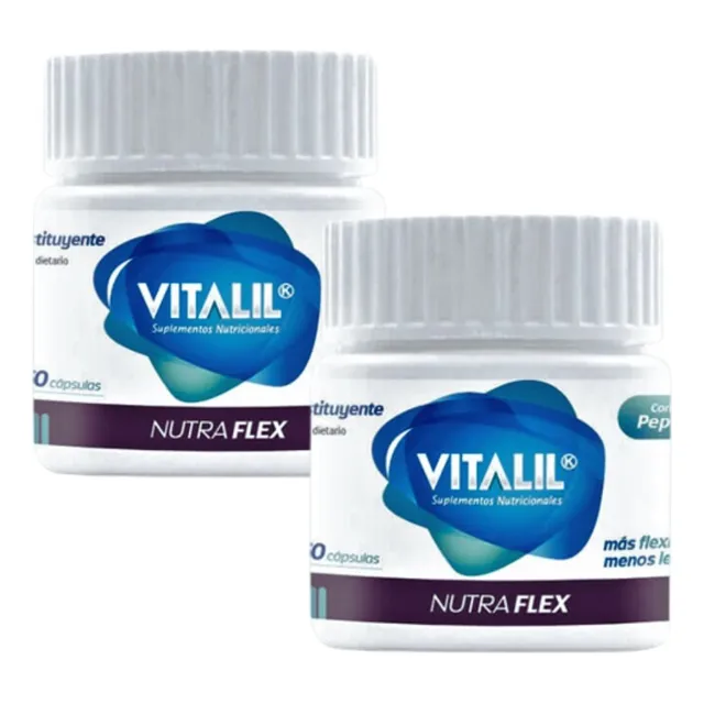  Contra El Dolor Articular Y Muscular Nutra Flex X 2 Frascos