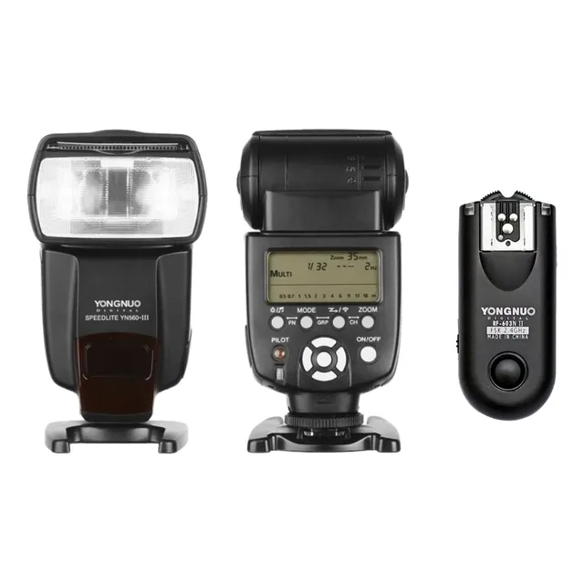 Flash Yongnuo Yn560 Iii + Radio Disparador Rf603 Iii Gtia Of