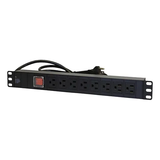 Regleta Pdu 8 Tomas Rackeable 15a Amp Supresor De Picos