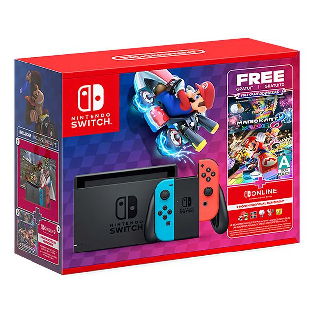 Console Switch V2 32gb + Mario Kart 8 Nintendo Console Switch V2 32gb + Mario Kart 8 Nintendo
