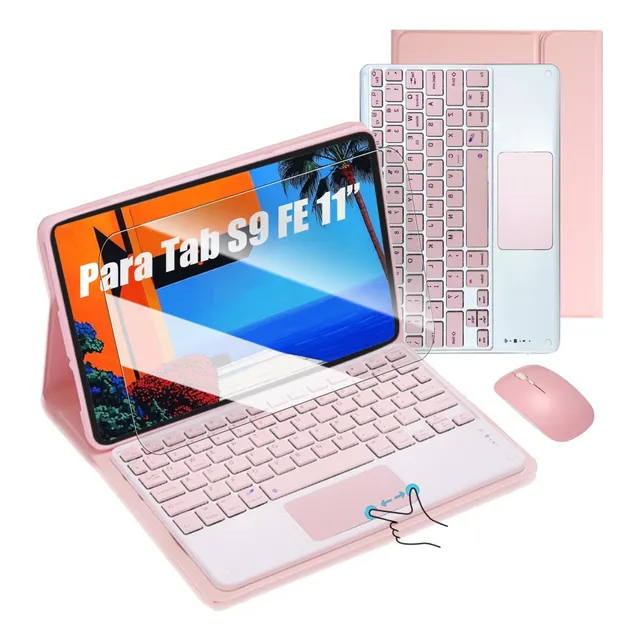 Funda Teclado Mouse Para Samsung Tab S9 Fe X510 X516b