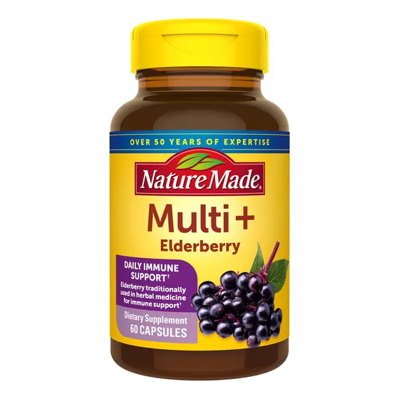 Suplemento Nature Made Multi +, Cápsulas De Saúco, 60 Unidad