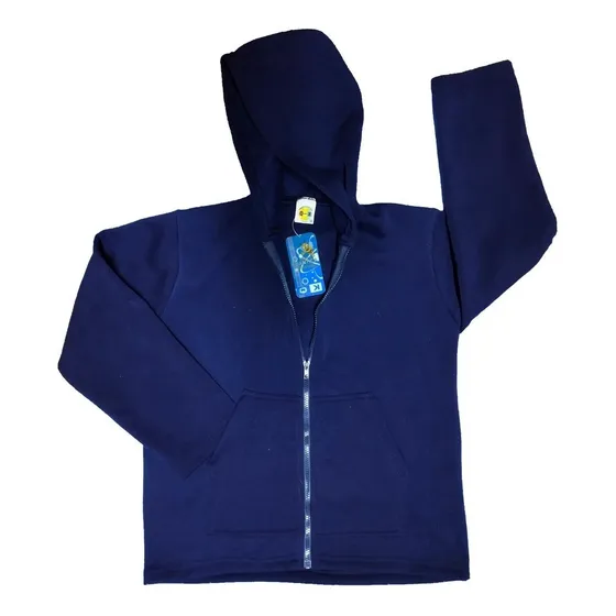 Chaqueta De Mono Con Capucha Azul Qantik Talla 2 A 8