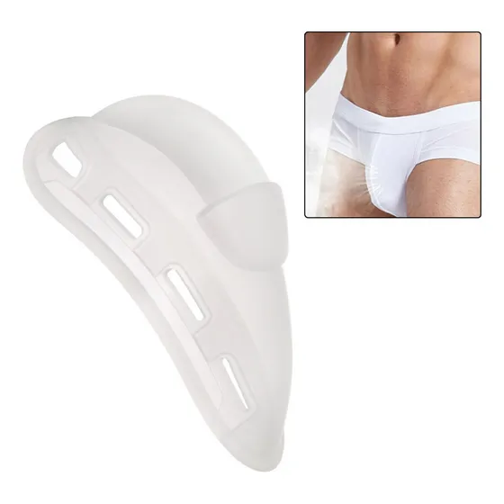Calzoncillos Pad White Silica Gel Enhance Para Hombre