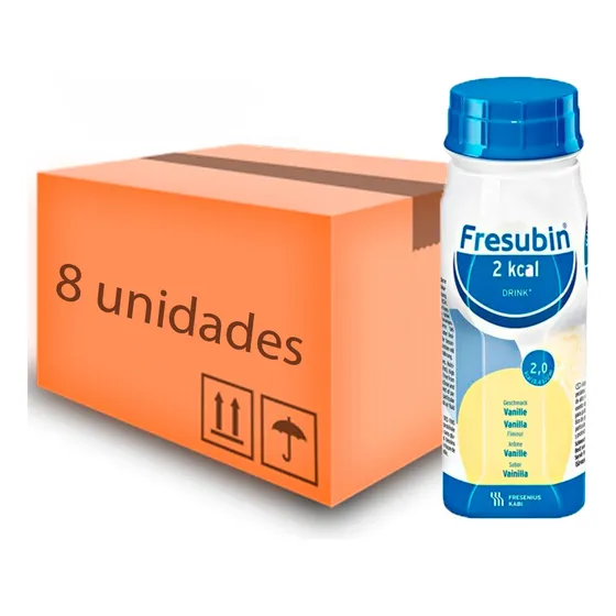 Fresubin 2 Kcal - Sabor Baunilha - Kit Com 8 Unidades
