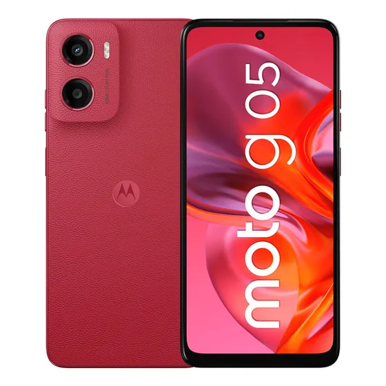 Celular Moto G05 4 + 64gb Rojo