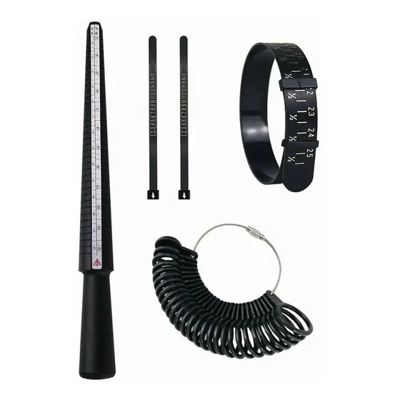 Kit Mandril Medir Anillos Medidor De Anillos Estandar Us 5p