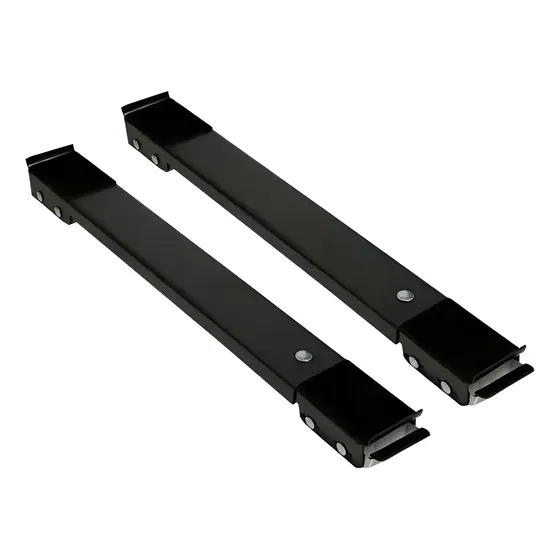 Base Metal Con Rueda Regulable Para Lavadora Refrigeradora Color Blanco | Cuotas sin interés