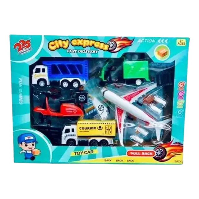 Aeropuerto Juguete Colección Camion Avion Niños