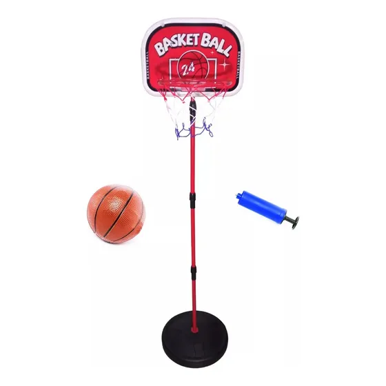 Soporte Baloncesto Altura Ajustable Niños + Balón + Inflador