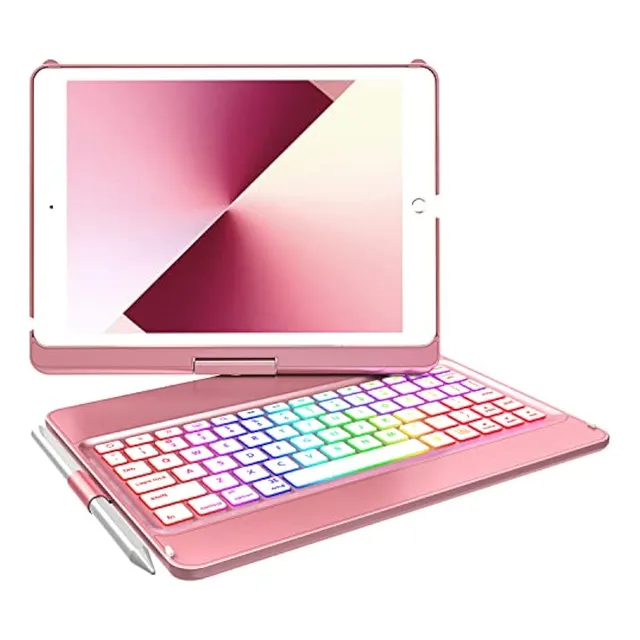 Mmk Funda De Teclado Para iPad De 10.2 Pulgadas De