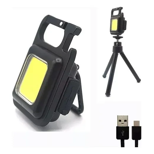 Mini Linterna Led Llavero Táctico Multifuncional Y Tripode Color de la luz Blanco