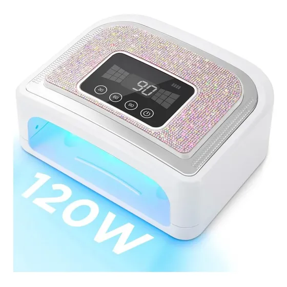 Lámpara De Uñas Profesional 120w/30led Uv Para Manicura Uñas Secado Rápido 4 Temporizador 99s Sin Dolor Sensor Infrarrojo Automático Gel De La Extensión / Gel Uv / Gel Polaco Color Blanco