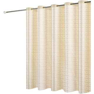 Mebix Trd Cortina De Baño Tela A Cuadros 200x200cm Impermeable Color Dorado Mebix Trd Cortina De Baño Tela A Cuadros 200x200cm Impermeable Color Dorado