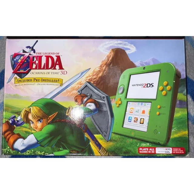 Nintendo 3ds 2ds Link Edition Color Verde + 64 Gb Verde