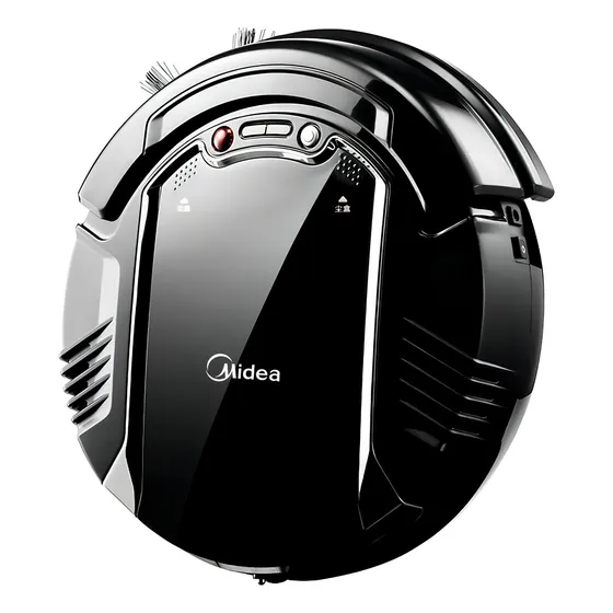 Aspiradora robot Midea F4 control remoto 480 Pa color negro