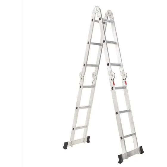 Escalera Articulada Plegable Aluminio Klugan 12 Escalones