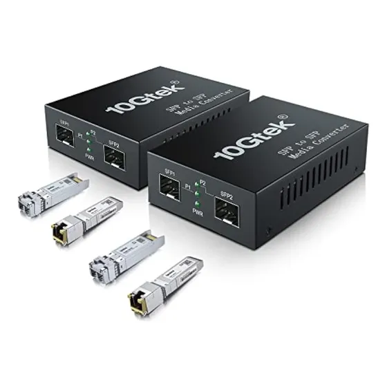 Ipolex Convertidor De Medios De Fibra 10g Sfp+ A