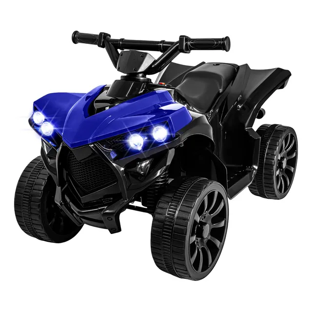 Montable Cuatrimoto Mini Electrica Infantil 25w 3 Km/h 6v Color Azul
