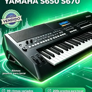 Teclado Yamaha Psr S650 | Mercado Livre