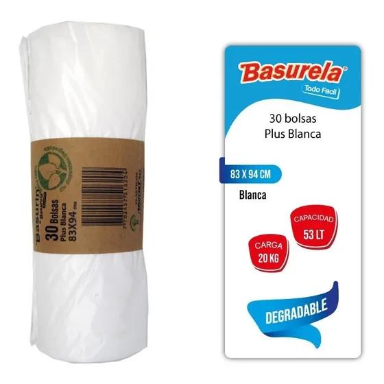 30 Bolsas De Basura Grande 83*94cm