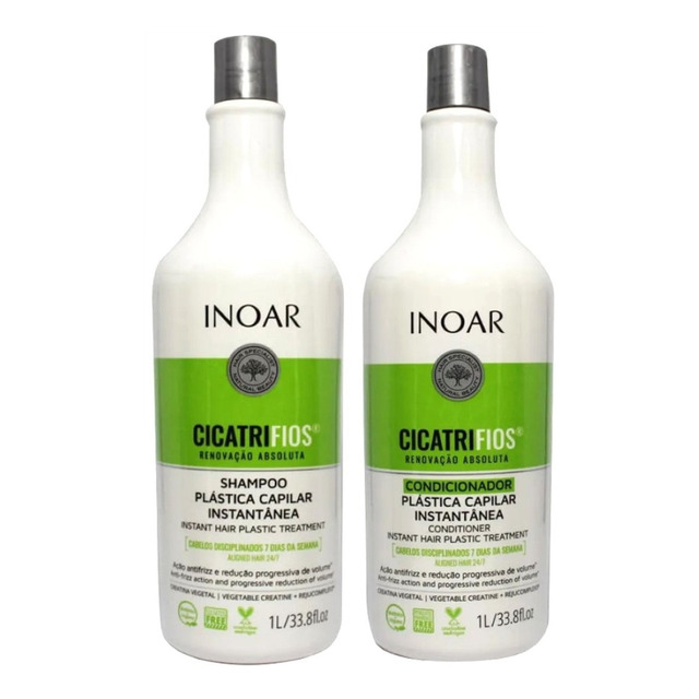 Inoar Cicatrifios Shampoo + Condicionador 1000ml Inoar Cicatrifios Shampoo + Condicionador 1000ml